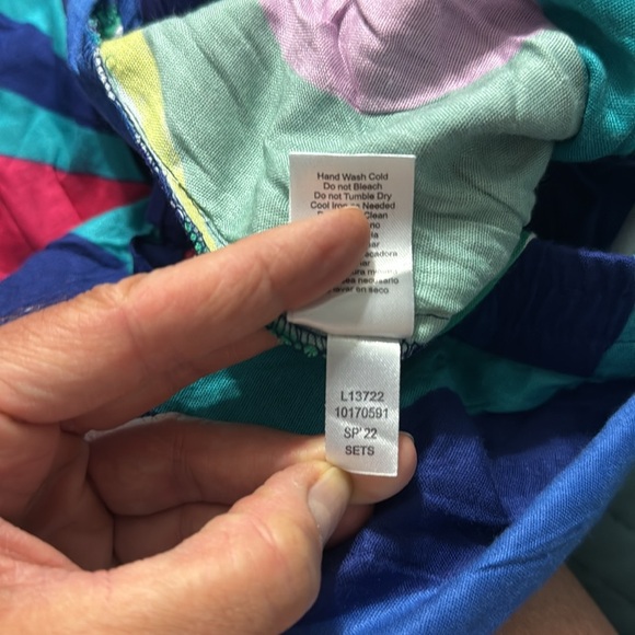 VENUS Multicolored Tie Side Rayon Wide Leg Swim Pants Size: M Inseam: 29” - Picture 7 of 7